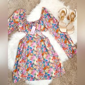 Wild Fable cut out floral dress